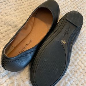 Lucky Brand: Black Oiled Cabrera K-Emmie Flats
